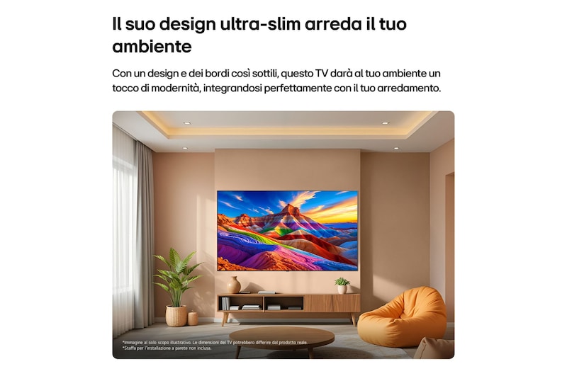 Design ultra-slim TV OLED83B6ELB 2026